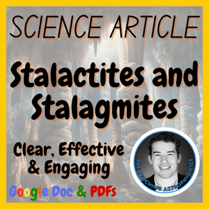 Stalactites and Stalagmites | Science Reading Comprehension Passage &amp; Questions