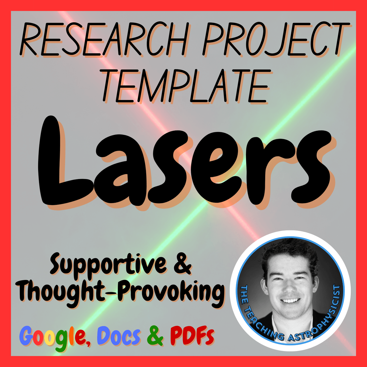 Lasers | Physics Research Project Template | Digital + Print