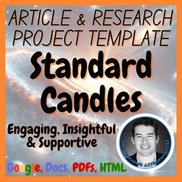 Standard Candles | Space Science Articles + Research Project Template Set