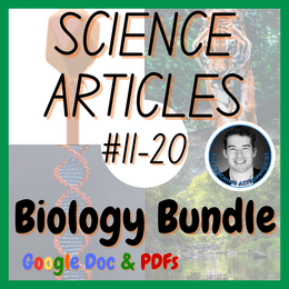 Biology Set | 10 Science Reading Comprehension Passages &amp; Questions