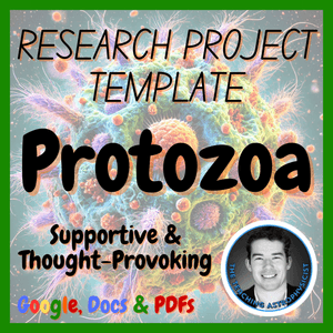 Protozoa | Biology / Life Science Research Project Template | Digital + Print