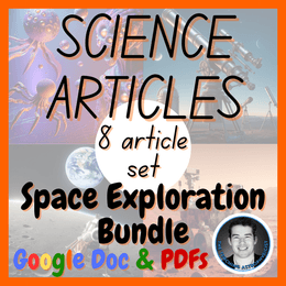 Space Exploration Bundle | 8 Science Reading Comprehension Passages &amp; Questions