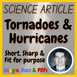 Tornadoes &amp; Hurricanes | Earth Science Reading Comprehension Passage &amp; Questions