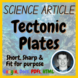 Tectonic Plates | Earth Science Reading Comprehension Passage &amp; Questions FREE