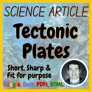 Tectonic Plates | Earth Science Reading Comprehension Passage &amp; Questions FREE