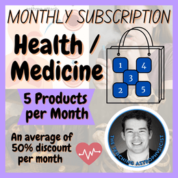 Monthly Subscription 5 Health / Medical Science Resources