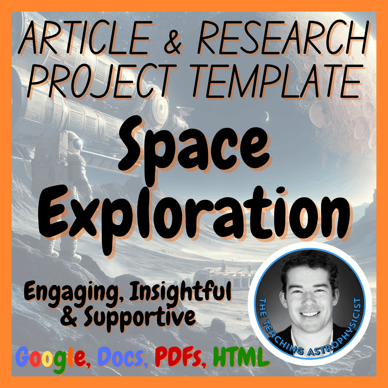 Space Exploration | Astro Science Articles + Research Project Template Set