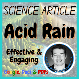 Acid Rain | Chemistry Science Reading Comprehension Passage &amp; Questions FREE