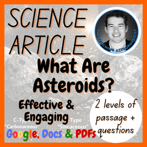 What Are Asteroids? | Space Science Reading Comprehension 2 Passage &amp; Questions