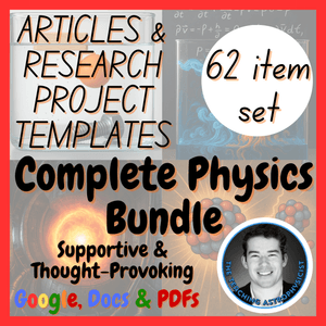 Physics | 32 Physical Related Reading Passages + 30 Research Project Templates