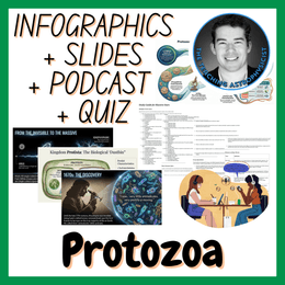 Protozoa | Infographics + Slides + Podcast + Quiz | Biology Set