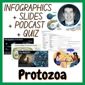 Protozoa | Infographics + Slides + Podcast + Quiz | Biology Set