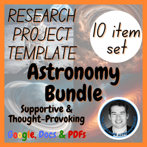 Space Science | 10 Research Project Templates (Webquests) | Print + Digital