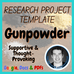 Gunpowder | Chemistry Research Project Template | Digital + Print