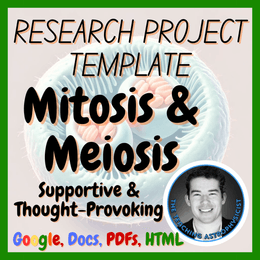 Mitosis &amp; Meiosis | Biology Research Project Template | Digital + Print + HTML