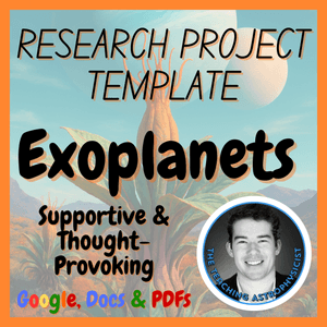 Exoplanets | Space Science Research Project Template | Digital + Print + HTML