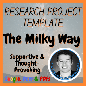 The Milky Way | Space Science Research Project Template | Digital + Print