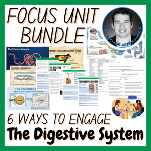The Digestive System | Biology Focus Unit Bundle | 6 Resources inc. Quiz