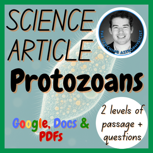 Protozoans | Biology / Life Science Reading Comprehension 2 Passages &amp; Questions