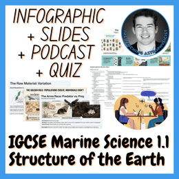 Structure of the Earth | Topic Primer Bundle | IGCSE Marine Science 1.1 FREE