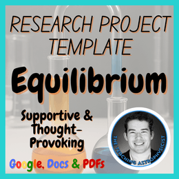 Chemical Equilibrium | Chemistry Research Project Template | Digital + Print