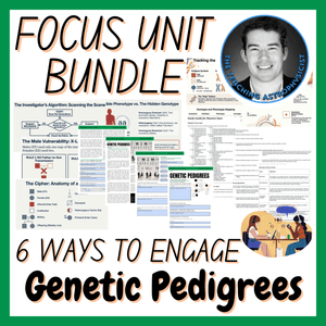 Genetic Pedigrees | Biology Focus Unit Bundle | 6 Resources inc. Quiz