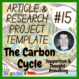 The Carbon Cycle | Science Article + Research Project Template | Digital + Print