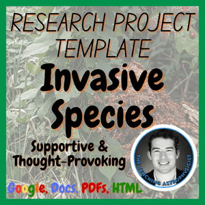 Invasive Species | Biology Research Project Template | Digital + Print + HTML