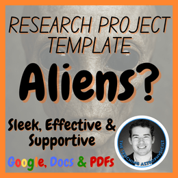Aliens? | Space Science Research Project Template | Astronomy / Astrophysics