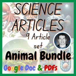 Animal Bundle | 9 Biology Science Reading Comprehension Passages &amp; Questions