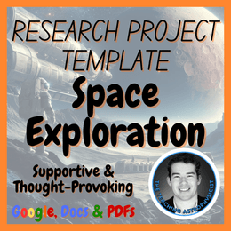 Space Exploration | Astro Science Research Project Template | Digital + Print