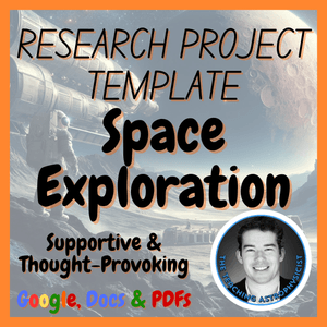 Space Exploration | Astro Science Research Project Template | Digital + Print