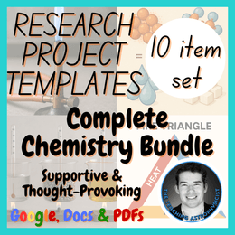 Chemistry | 10 Chemical Science Research Project Templates | Digital + Print