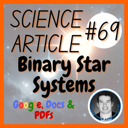 Binary Star Systems | Space Science Reading Comprehension Passage &amp; Questions
