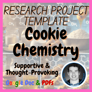 Cookie Chemistry | Science Research Project Template | Christmas Digital + Print