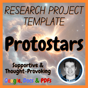Protostars | Space Science Research Project Template | Digital + Print