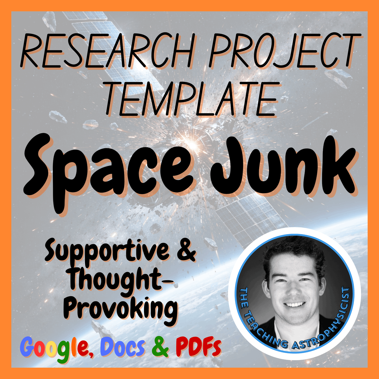 Space Junk | Space Science Research Project Template | Digital + Print ...
