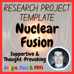 Nuclear Fusion | Physics Research Project Template | Digital + Print