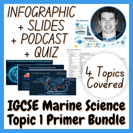 IGCSE Marine Science 4 Sets Topic 1 Primer Bundles | Great Value