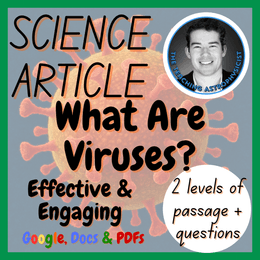 What Are Viruses? Biology Reading Comprehension 2 Passage &amp; Questions