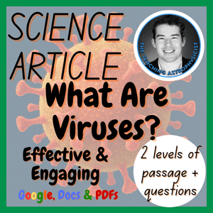 What Are Viruses? Biology Reading Comprehension 2 Passage &amp; Questions