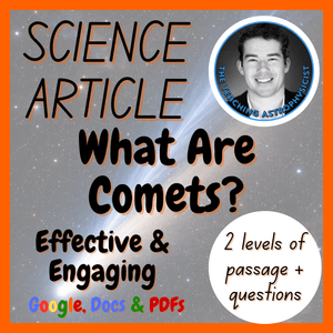 What Are Comets? | Space Science Reading Comprehension 2 Passage &amp; Questions