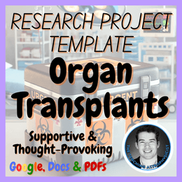 Organ Transplants | Health Medicine Research Project Template | Digital + Print