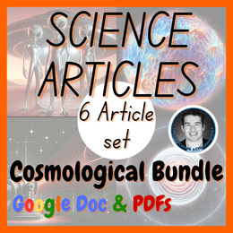 Cosmological Bundle | 6 Space Science Reading Comprehension Passages &amp; Questions