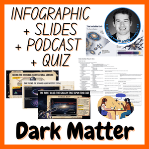 Dark Matter | Infographic + Slides + Podcast + Quiz Space Science Set