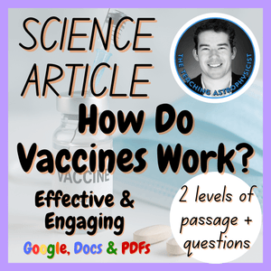 How Do Vaccines Work? Health Reading Comprehension 2 Passage &amp; Questions