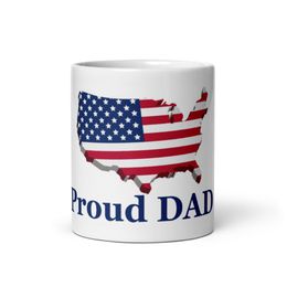 &quot;Proud DAD&quot; 11 oz Ceramic Coffee mug