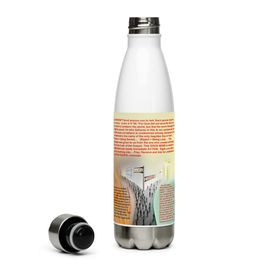 (Good News) 17-ounce, double-walled stainless steel water bottle