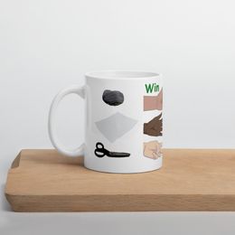 &quot;Rock, Paper, Scissors&quot; Use a quick game to settle unimportant disputes. 11 oz Ceramic Mug