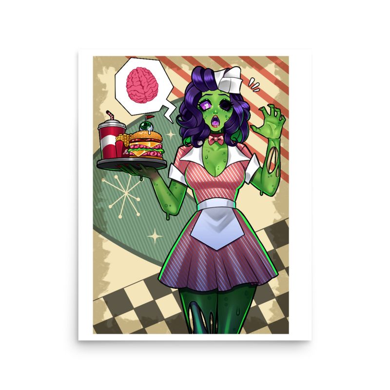 ZOMBURGER 16x20 Art Print